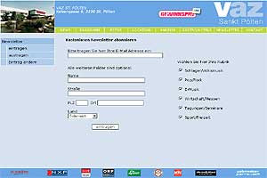 vaz.at Newsletter
