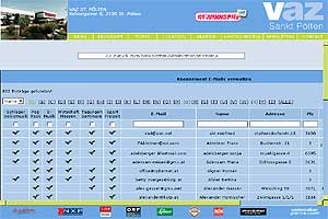 vaz.at Newsletter