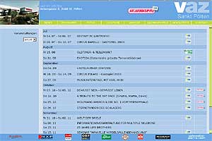 vaz.at Programm
